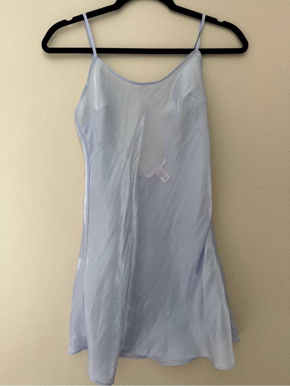 Victoria's Secret Women’s Organza Mini Slip Dress in Light Blue